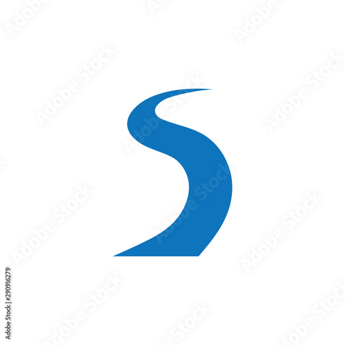 River  Logo Template vector icon