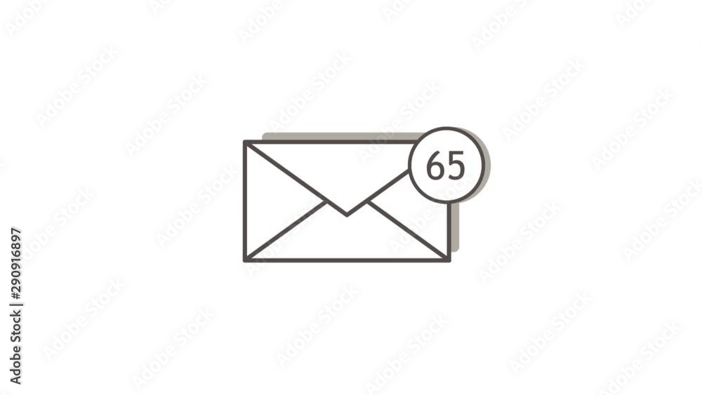 Incoming messages counter. Incoming messages counter.