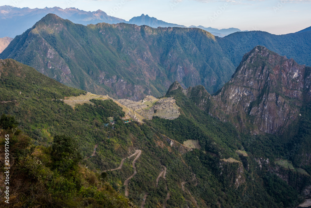 Fototapeta premium view of machu picchu