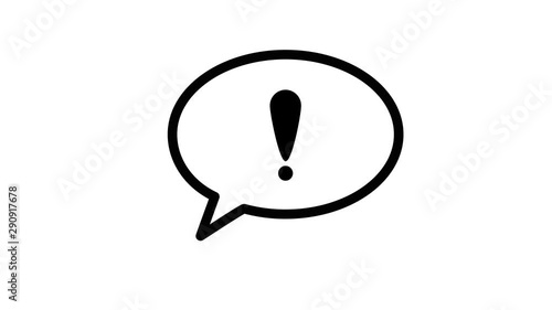 Speech bubble user outline