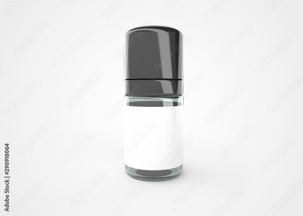 Vape Juice E-Liquid Bottle Mock Up 3D Render Vape Juice E-Liquid Bottle Mock Up 3D Render