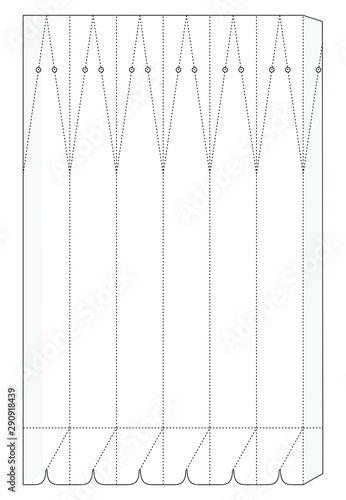 printable paper gift box template layout diy pattern packaging design die cut outline