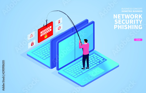 Computer network security and phishing traps