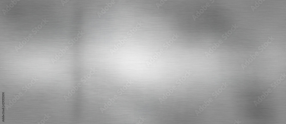 Obraz premium Brushed steel plate background texture horizontal 