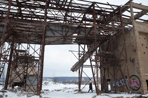 Abandoned factory in Kosice, Slovakia