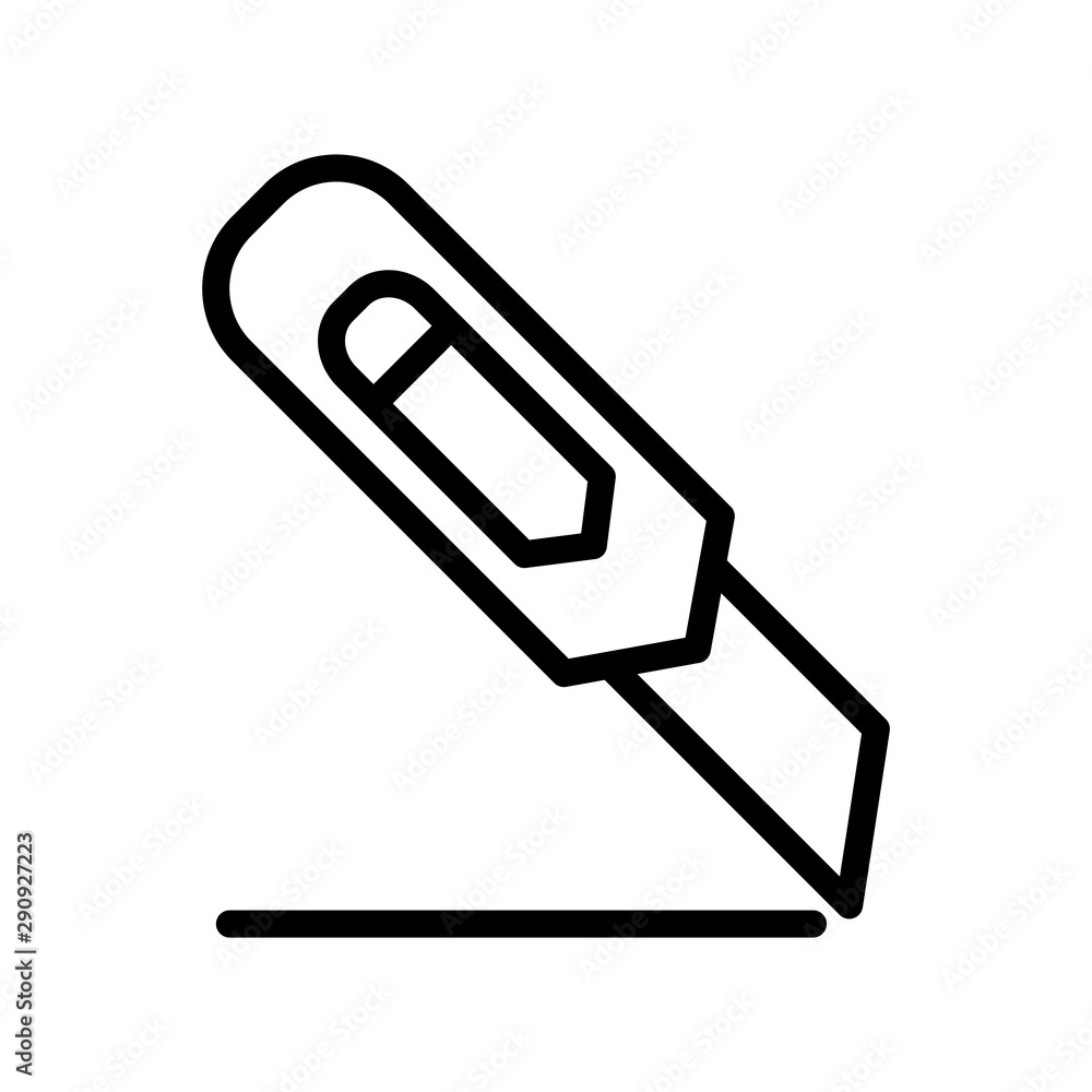 Fototapeta premium Cutter Icon Vector Design Template