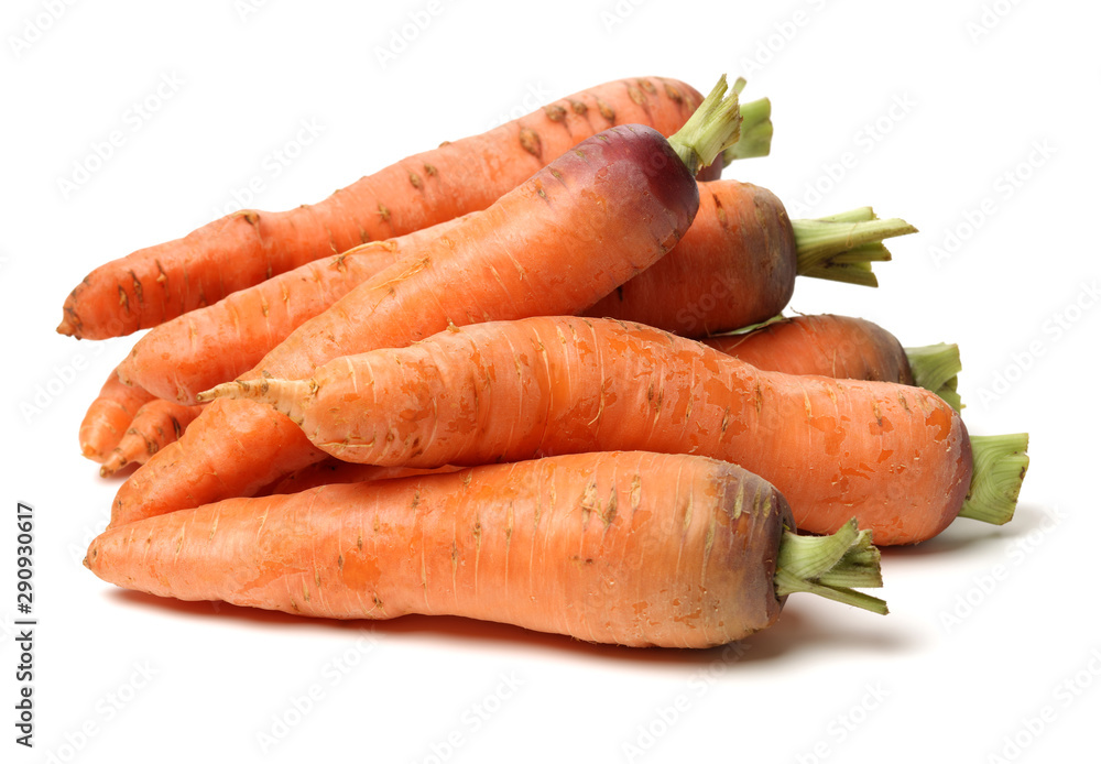 Carrot on white background. Fresh ripe vegetables. Carrot on white background. Fresh ripe vegetables.