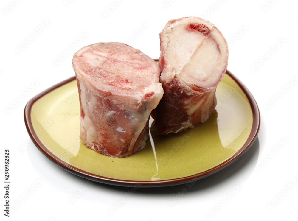 Raw caw bones. Raw caw bones.