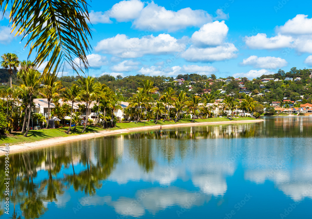 View of the coastline, Gold Coast, Queensland, Australia. View of the coastline, Gold Coast, Queensland, Australia.