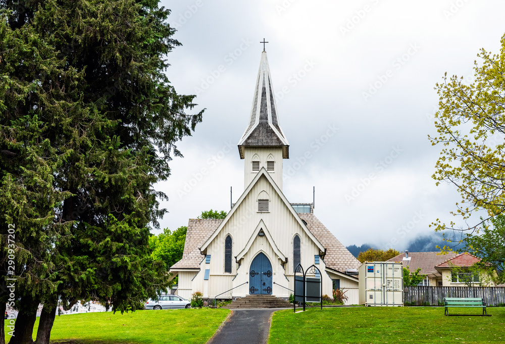 Wooden church, Nelson, New Zealand.