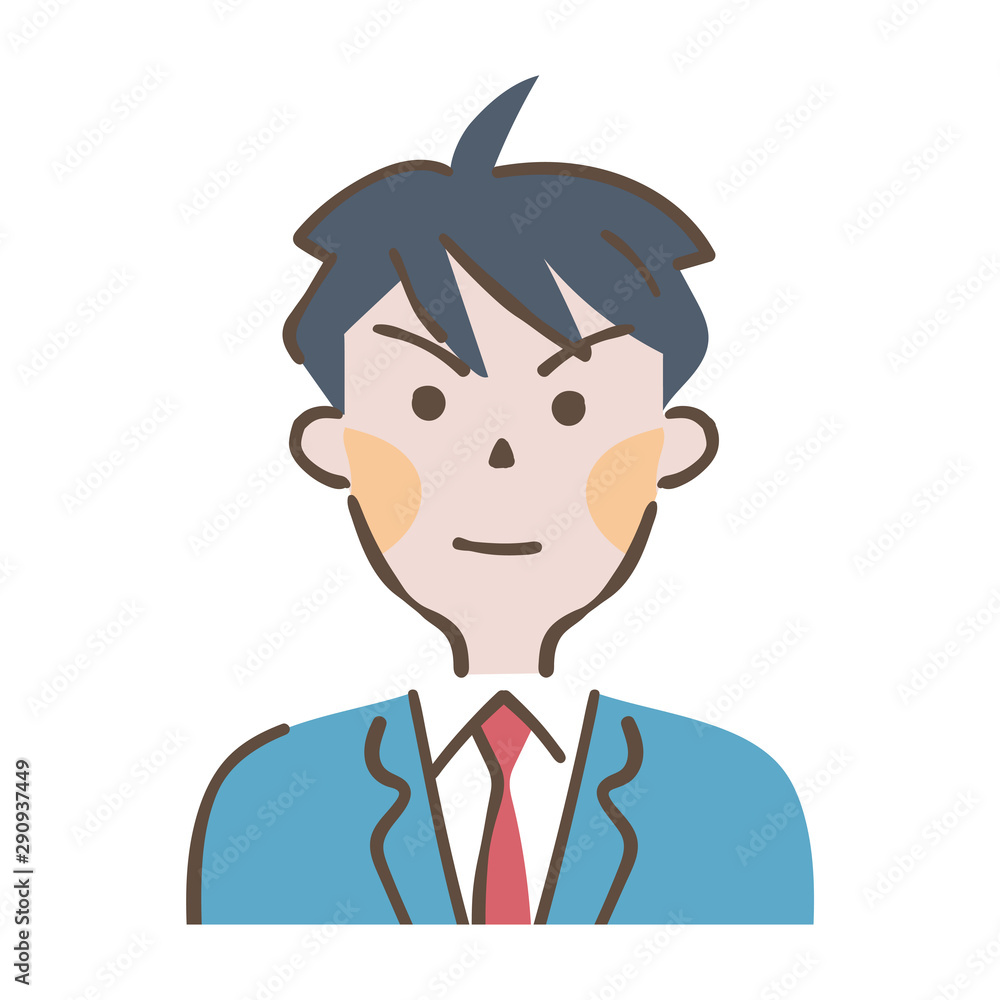 笑顔の男子高校生 イラスト Stock Illustration Adobe Stock 笑顔の男子高校生 イラスト Stock Illustration Adobe Stock