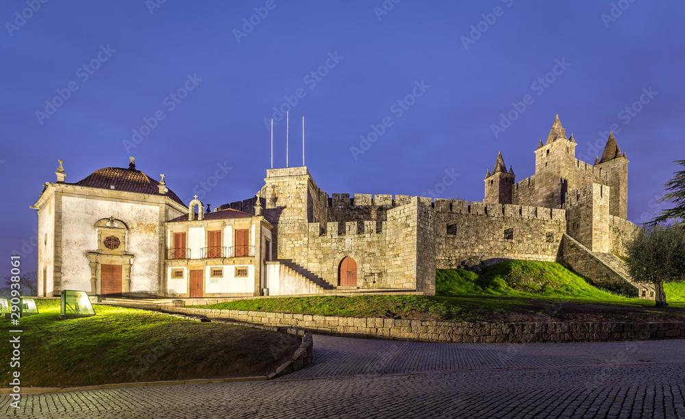 Fototapeta premium Santa Maria da Feira Castle, Portugal