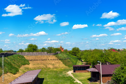 View of the fortress monument "Suvorov Fortress", Ust Labinsk, Russia.