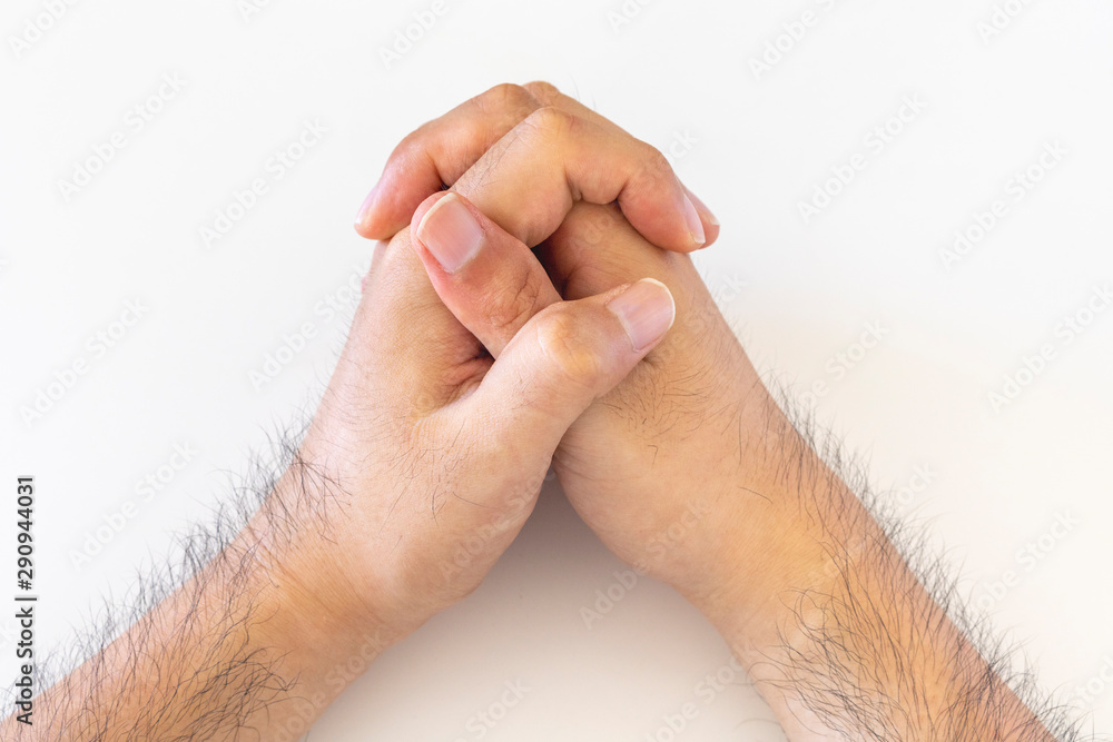 手を組んだ男性の手元 Stock 写真 Adobe Stock 手を組んだ男性の手元 Stock 写真 Adobe Stock