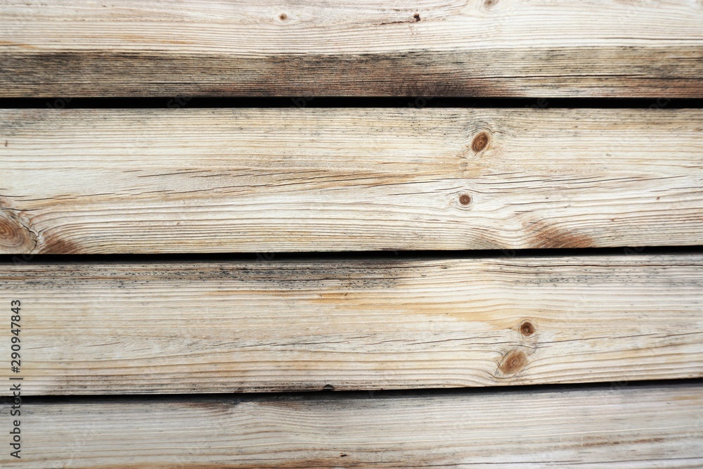 Fototapeta premium Old rough and weathered wood plank texture background.