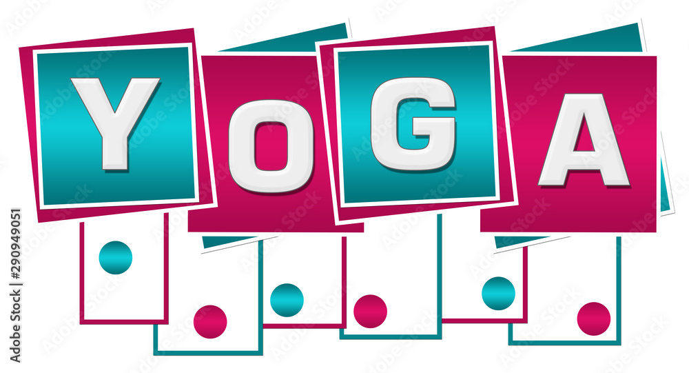 Yoga Turquoise Pink Squares Stripes Dots Bottom Yoga Turquoise Pink Squares Stripes Dots Bottom