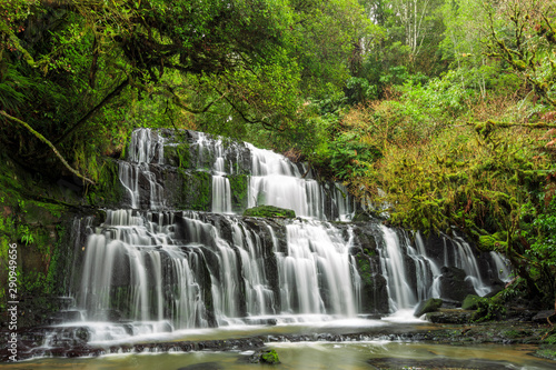 Purakaunui Falls  Catlins National Park  South Island  New Zealand