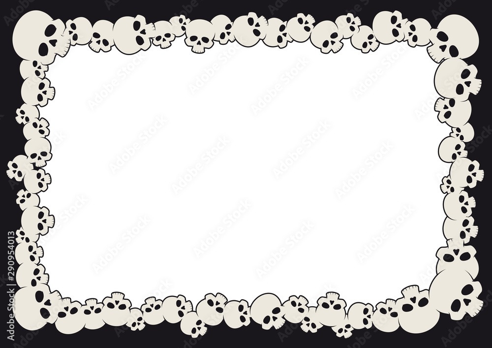 Vector template frame from scolls Vector template frame from scolls