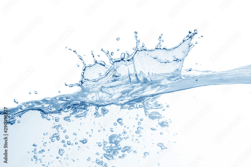 water splash isolated on white background, water water splash isolated on white background, water