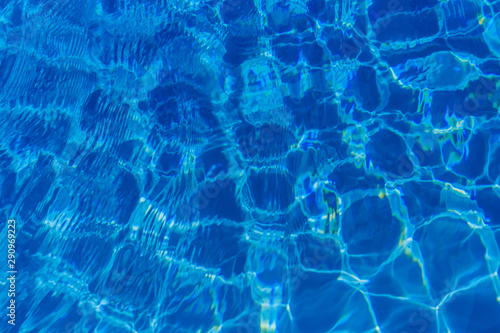 Blue ripped water in swimming pool © ohm2499