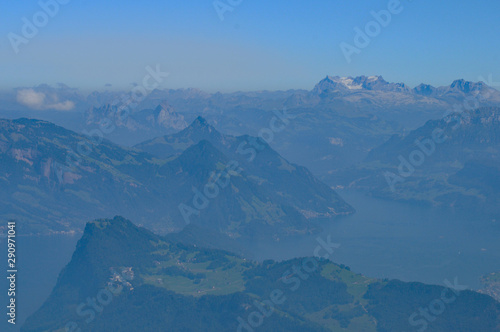 Switzerland: The Pilatus Peak offers a beautifull view over the alps