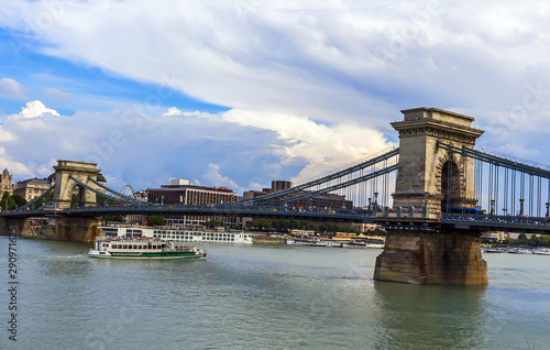 Szechenyi Bridge in Budapest