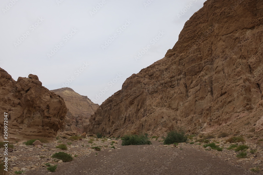 The Red canyon in Israel near Eilat The Red canyon in Israel near Eilat