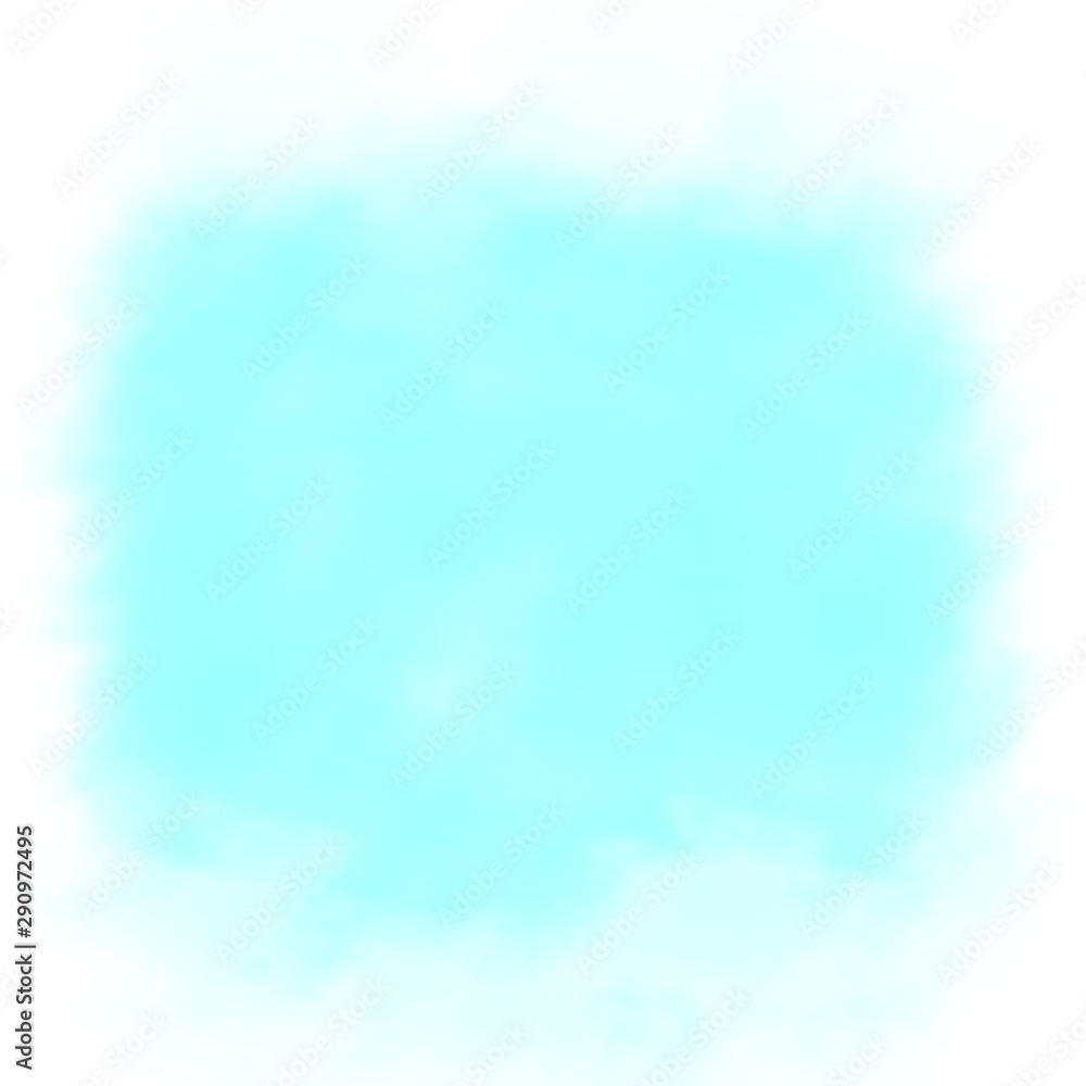 Abstract cyan background centered on white. Abstract cyan background centered on white.