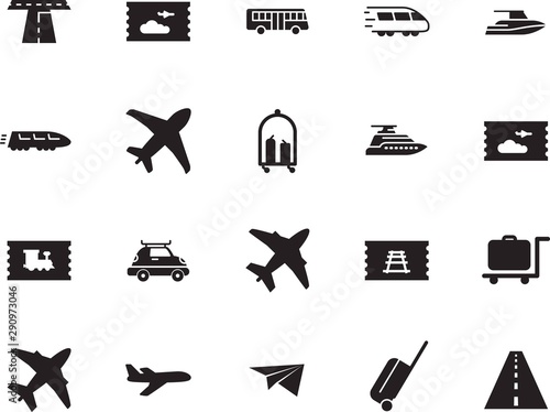 holiday vector icon set such as: side, sketch, wing, stop, school, case, mail, automobile, set, tourist, origami, car, art, coach, bus, wheel, toy, box, start, summer, roof, voyage, family, yacht