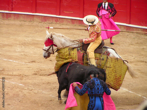 Venezuela. Corrida. Bullfight. Spanish traditions.