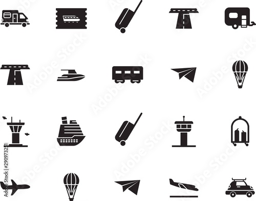Wallpaper Mural holiday vector icon set such as: family, sport, roof, company, locomotive, template, pass, steel, mobile, price, coupon, ship, railroad, vessel, cart, hotel, sketch, rail, airline, track, passenger Torontodigital.ca