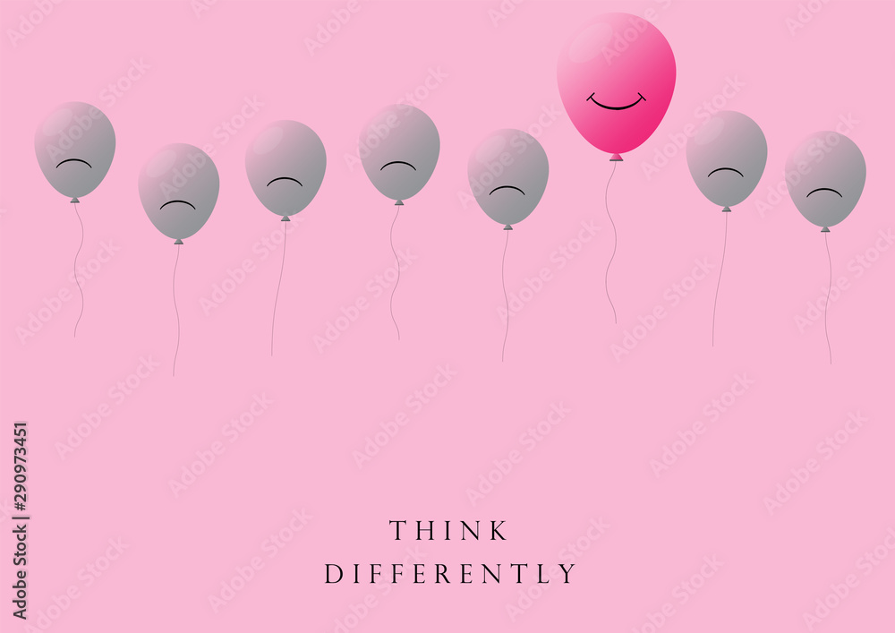 Think different positive thinking in matters of business and lifestyle management the media comes out in a form of compare