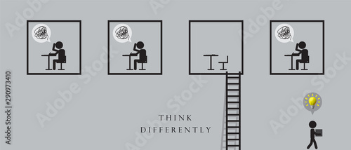 Think different positive thinking in matters of business and lifestyle management the media comes out in a form of compare