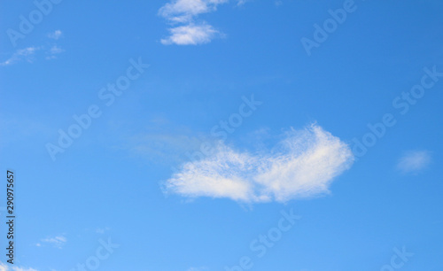 Blue sky texture background with clouds