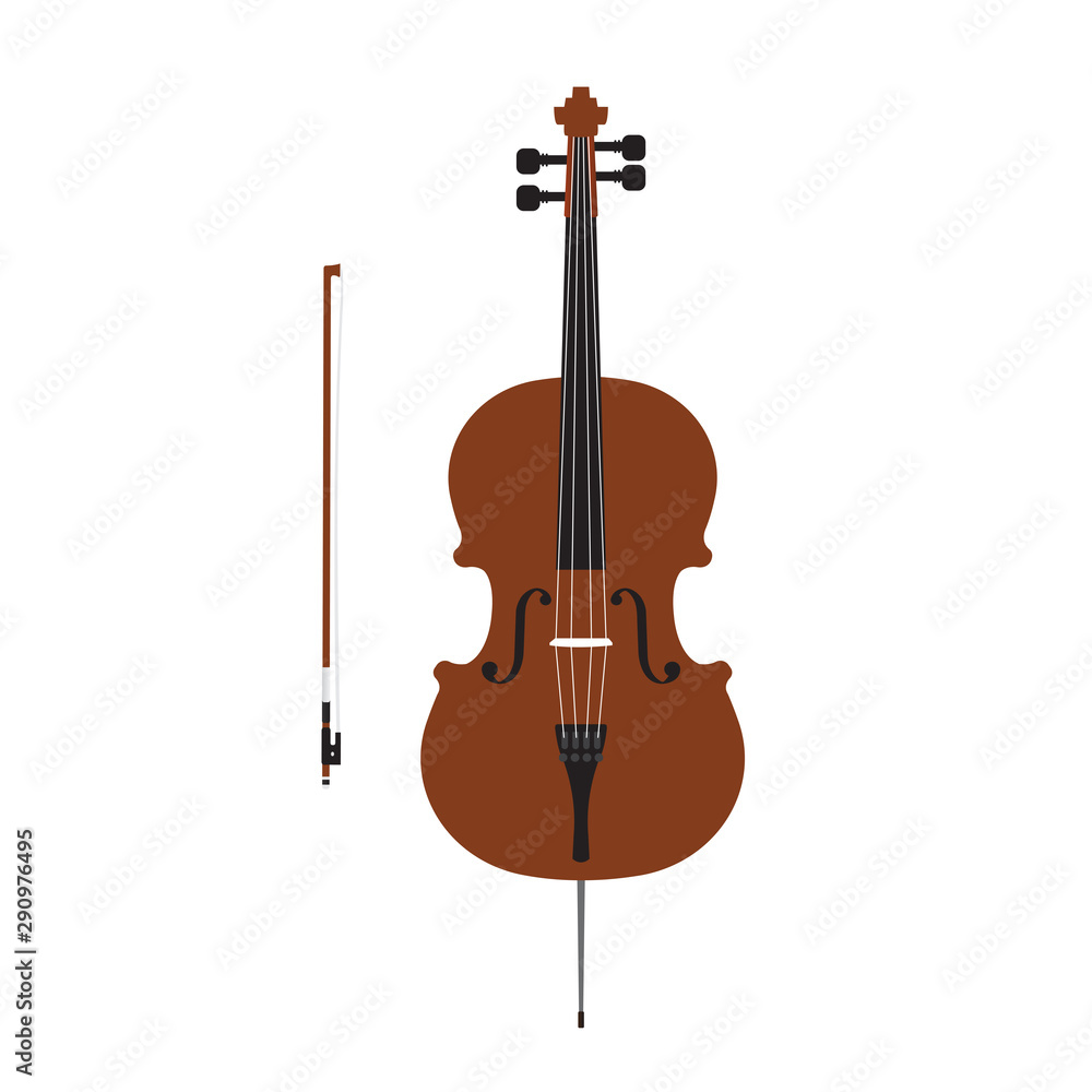 Cello vector illustration Cello vector illustration