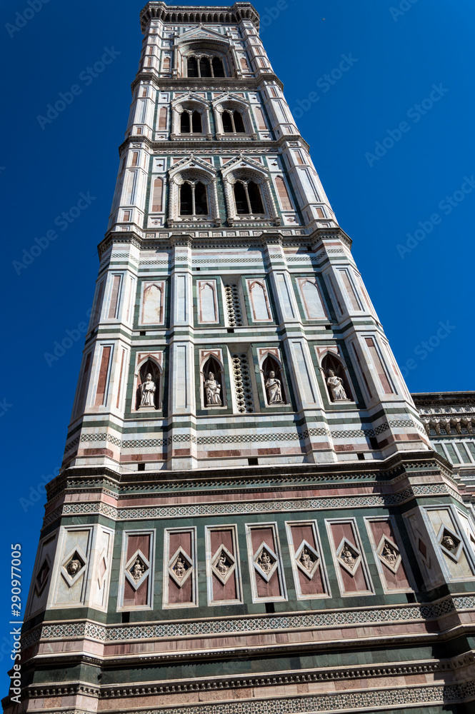 Beautiful view of the medieval center of Florence Beautiful view of the medieval center of Florence
