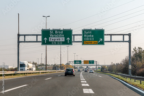 Autobahn in Kroatien