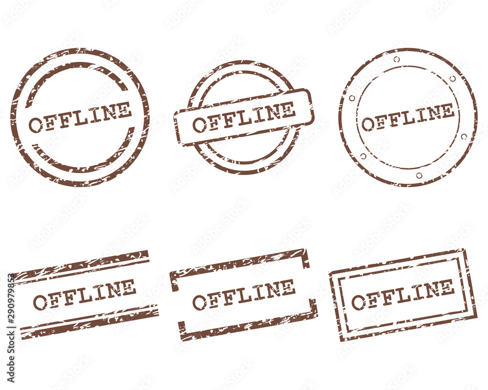 Fototapeta premium Offline Stempel