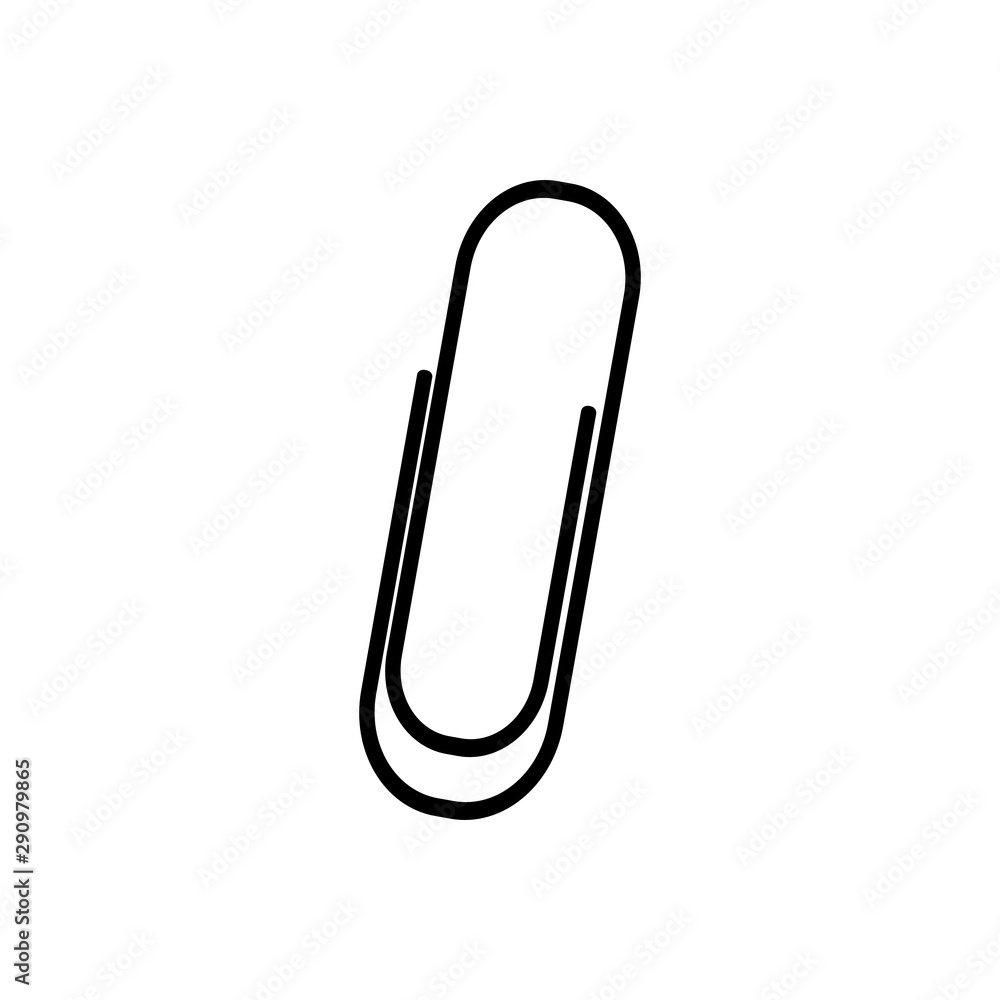 Papierklammer und Hintergrund Papierklammer und Hintergrund