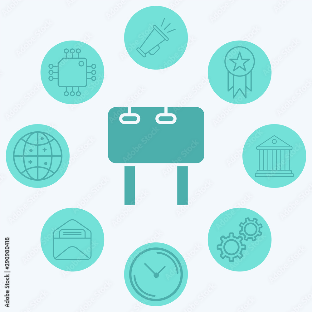 Billboard vector icon sign symbol Billboard vector icon sign symbol