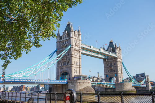Tower Bridge in London  the UK. Tower Bridge in London has stood over the River Thames
