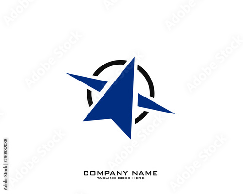 Free Download Creative Compass Concept Logo Design Template - GFXLoad