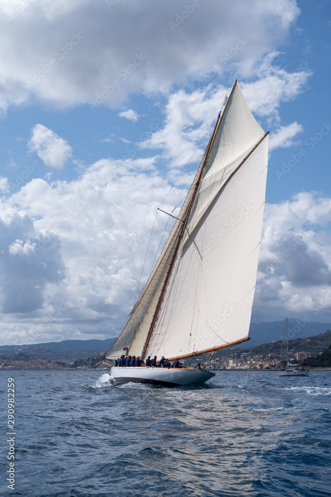 Classic sailboat