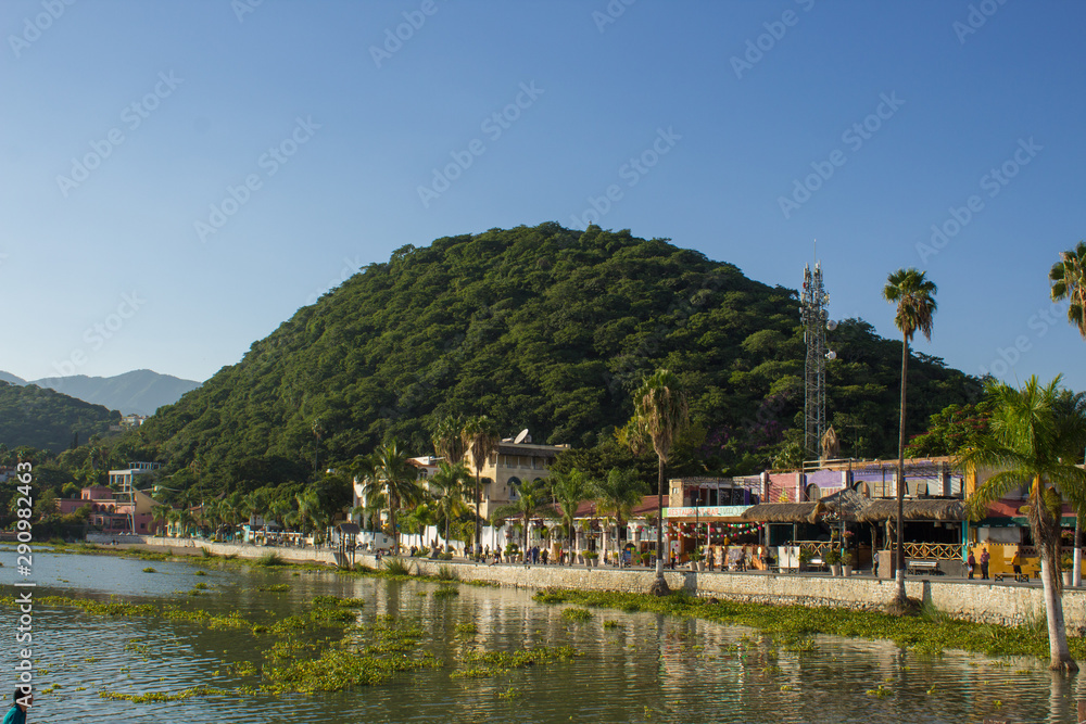 Fototapeta premium house on the river