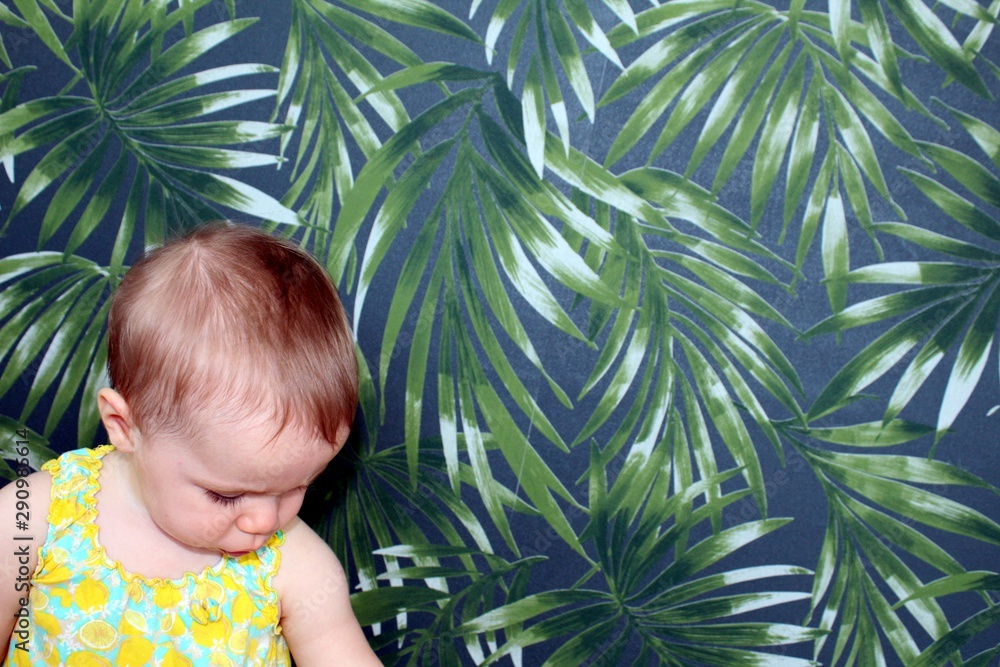 dziecko i monstera