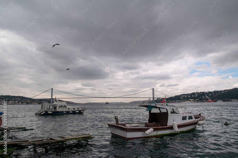 Istanbul view, Cengelkoy, Istanbul, Turkey.
