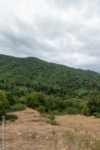 Road between Olot and Ripoll in the Catalan Pyrenees