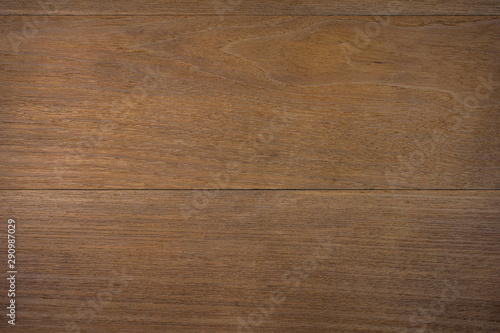 Texture of brown wooden surface background. Top view angle.