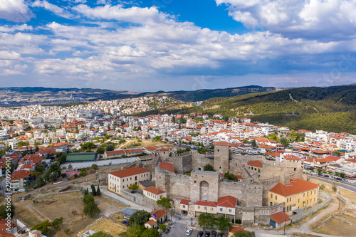 Das Heptapyrgion in Thessaloniki in Griechenland ist eine Festung in der byzantinischen und osmanischen Zitadelle der Akropolis