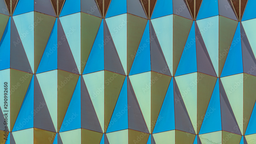 Seamless pattern with green and blue triangles. Abstract background Seamless pattern with green and blue triangles. Abstract background